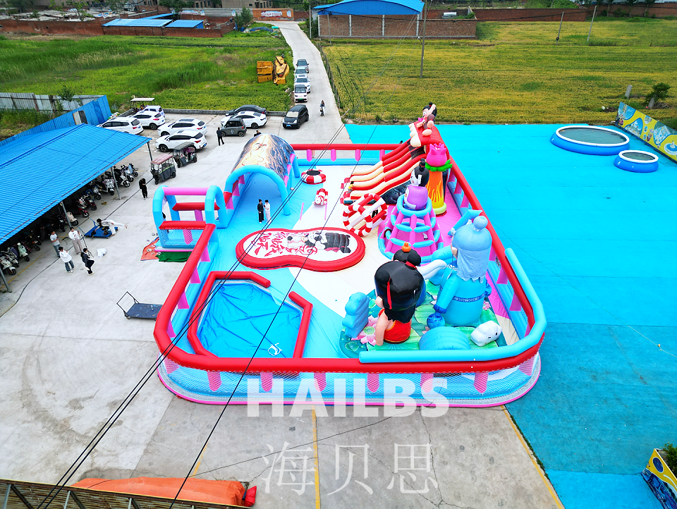 哪吒主题水上漂浮乐园