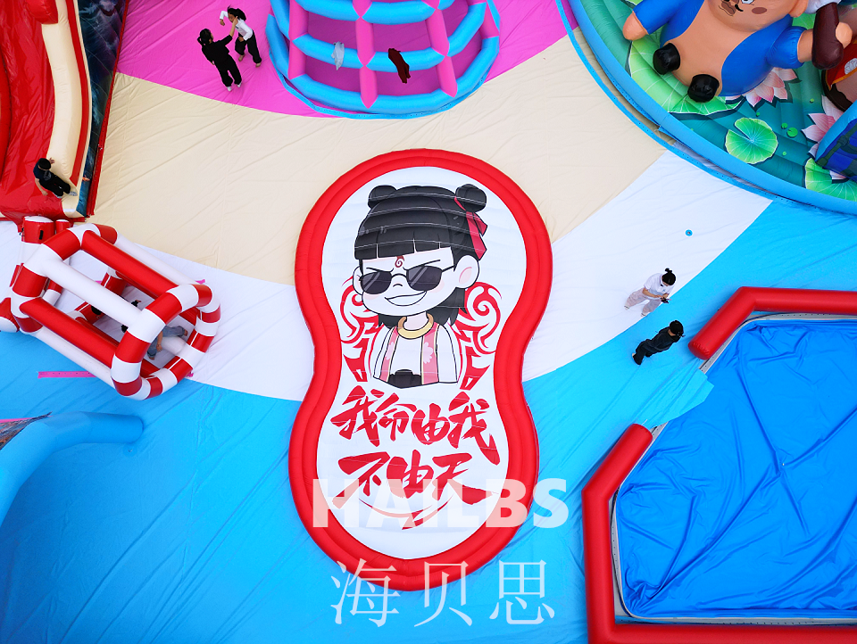 哪吒主题水上漂浮乐园