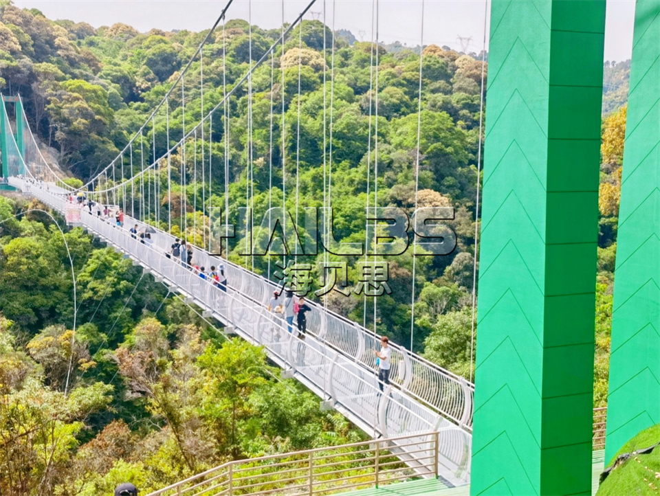 玻璃吊桥--横跨两山的桥梁